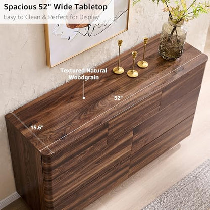 7 Drawer Dresser for Bedroom, Modern Push-to-Open Chest of Drawers, view 4