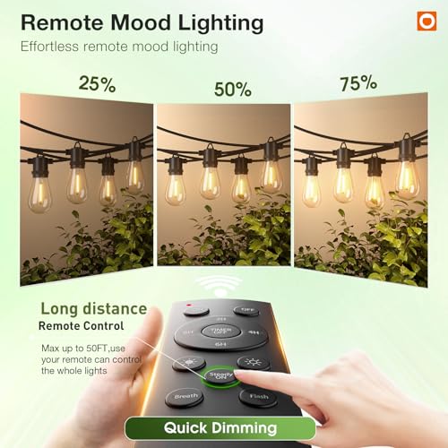 100FT LED Outdoor String Lights, view 4