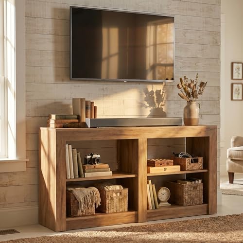 Tall TV Stand for TVs Up to 65 Inches, 59" Farmhouse TV Console, view 5