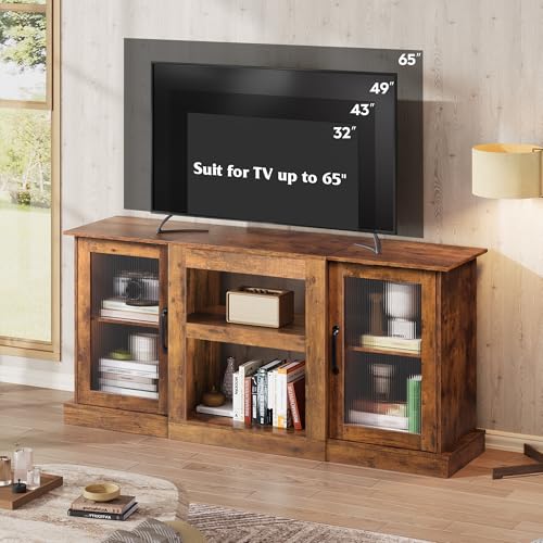 58" Farmhouse TV Stand for 65 Inch TV, view 4