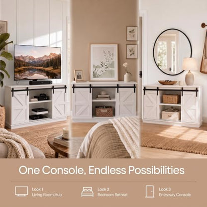 58'' Farmhouse TV Stand for TVs up to 65 Inches, view 7