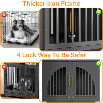 Dog Crate Furniture End Table, view 6