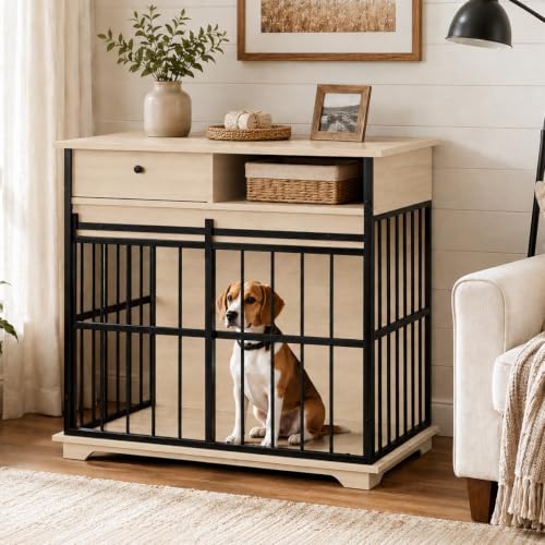 Dog Crate Furniture, Wooden Dog Kennel Furniture, view 2
