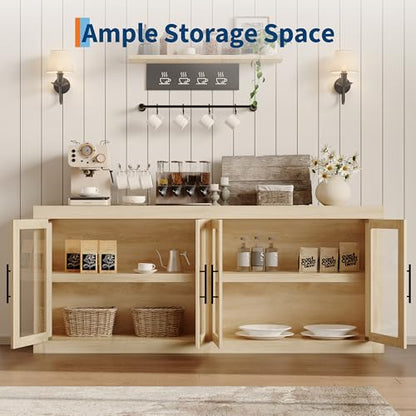 70.8 in Sideboard Buffet Cabinet with Storage, view 8