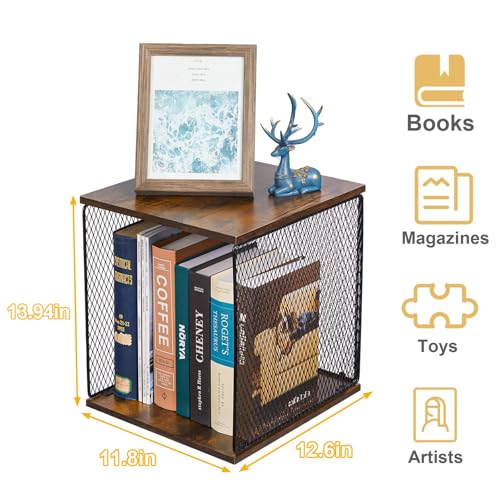 Dmevkic 3 Cube Vinyl Record Storage, view 4