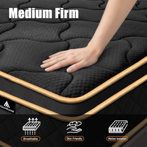 Twin Mattress 10 Inch Twin Size Mattresses in a Box Memory Foam Hybrid Twin, view 5