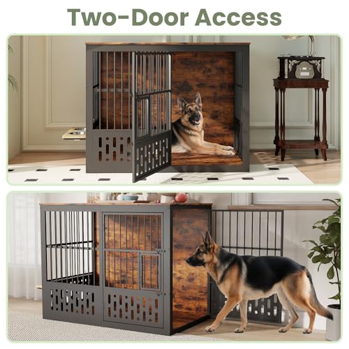 48 Inch XXL Dog Crate Furniture, view 6