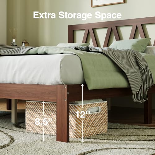 12inch Twin Bed Frame Wooden Twin Size Bed Frame, view 7
