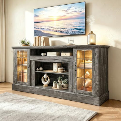 MXV 70" Farmhouse TV Stand for 80 Inch TV, view 7