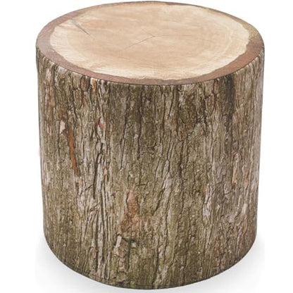 Outdoor Ottoman Pouf - Waterproof Foot Stool for Indoor and Outside Use, Round Footstool with Removable Cover, Living Room Decor & Patio Furniture, Made in Europe