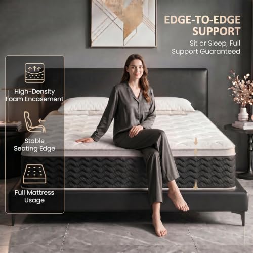 Queen Mattress, 12 Inch Queen Size Mattress in a Box, view 6