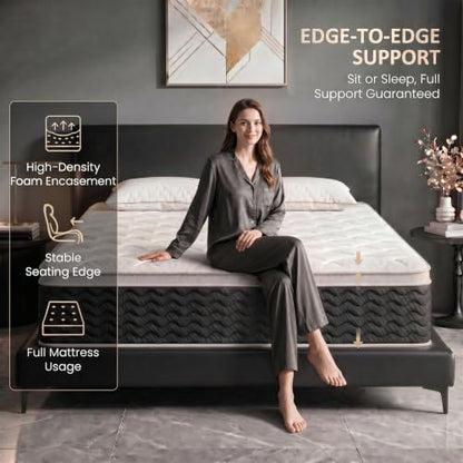 Queen Mattress, 12 Inch Queen Size Mattress in a Box, view 6