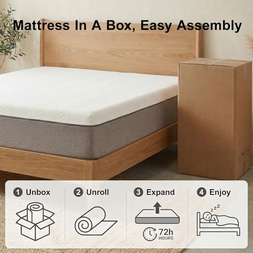 Twin Mattress, 6 Inch Memory Foam Twin Size Mattress in a Box, view 7
