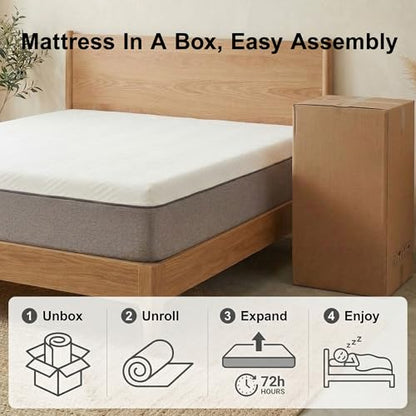 Twin Mattress, 6 Inch Memory Foam Twin Size Mattress in a Box, view 7