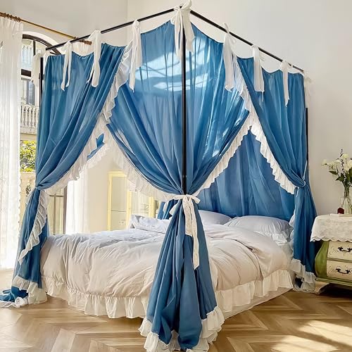 Full Canopy Bed Frame, Stainless Steel Canopy Bed Frame Full Size, view 8
