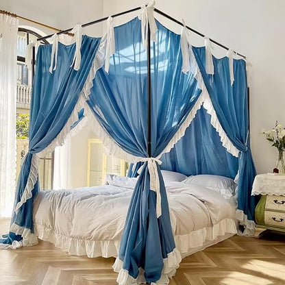 Full Canopy Bed Frame, Stainless Steel Canopy Bed Frame Full Size, view 8