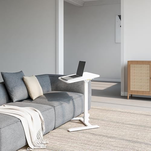 25" Mobile Folding Desk: Pneumatic Sit-Stand, No Assembly, view 7