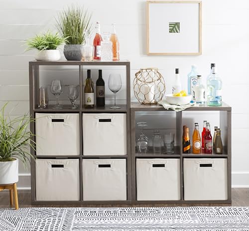 Home Decor Dawes 4 Cabinet Grey Cubby Storage