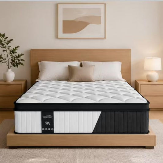 Full Size Mattress 10 Inch Medium Firm, Hybrid Mattress