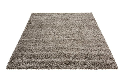 Home Amore Stone 7'10" x 10'10" Area Rug - Easy Clean, Non Shedding, Bed Room, Living Room, Dining Room, Kitchen (8' x 11')