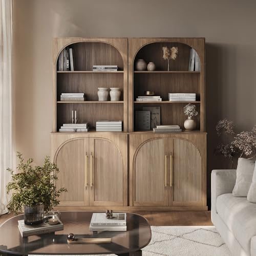 Storage Cabinet with Hutch Set of 2, view 2
