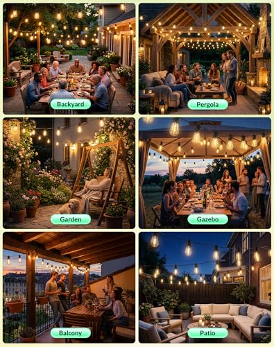Outdoor String Lights LED Patio-Light, view 8
