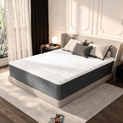 Twin Size Mattress, Hybrid Twin Mattress 12 Inch Medium Firm, view 8