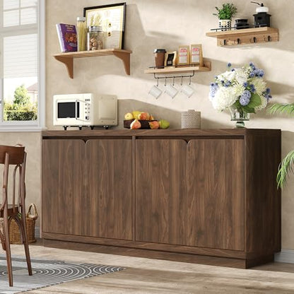 63" Buffet Cabinet with Storage & Power Outlet, view 7
