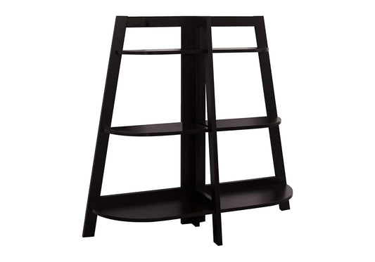 Bookshelf, Bookcase, Etagere, 3 Tier, 48" h, Office, Bedroom, Brown Laminate