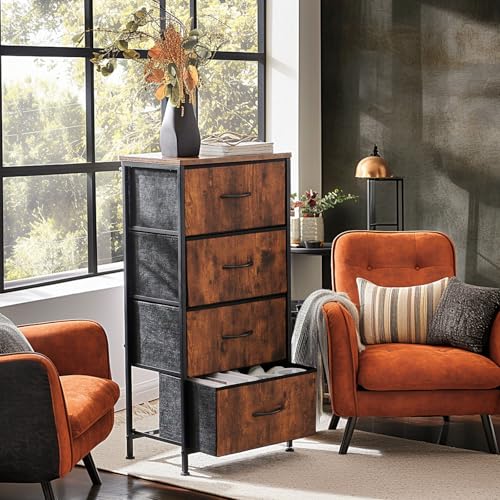 Dresser for Bedroom, 4 Drawer Storage Organizer for Closet, view 3