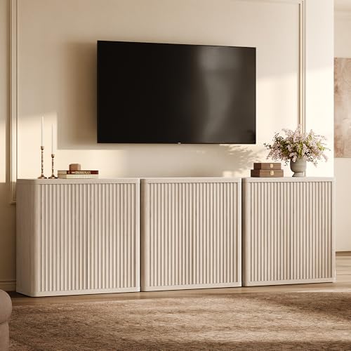 Buffet Cabinet with Storage 69.2" Sideboard Accent Modern Credenza with Doors, view 7