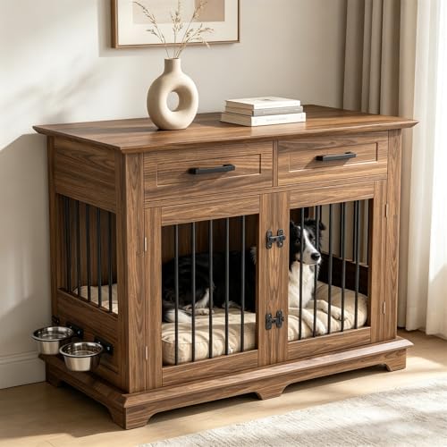 Large Dog Cage Furniture, Multi-Functional Indoor Dog Kennel, view 3