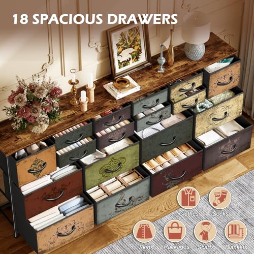 74.8" W Dresser for Bedroom, Wide TV Stand for 65, 75, 80 inch TV, view 6
