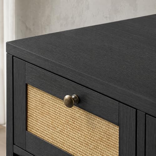Wooden Dog Crate Furniture, Right Unit, 40 Inch,Black Oak, view 4