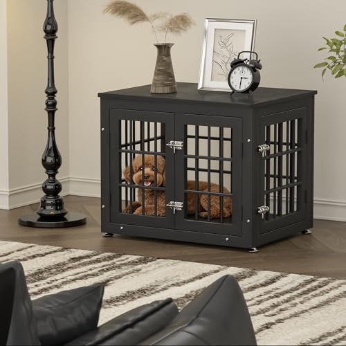 26" Heavy Duty Dog Crate Furniture for Small Dogs, view 3