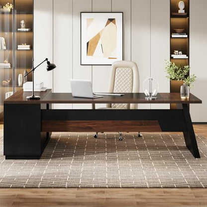 Tribesigns 78" L-Shaped Executive Desk, view 4