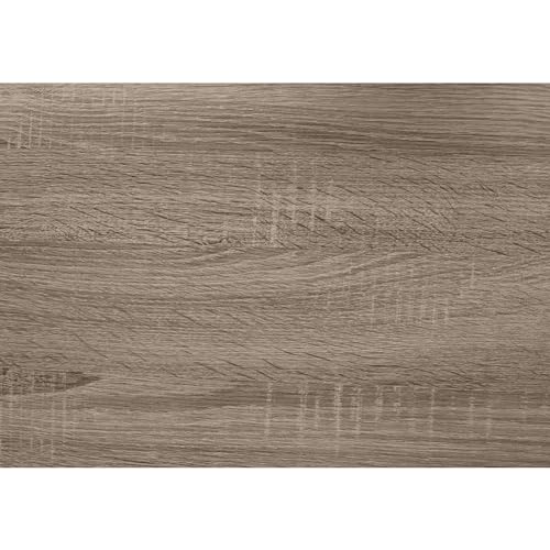 Monarch Specialties, Accent Side Table, Dark Taupe Reclaimed-Look, 24H"