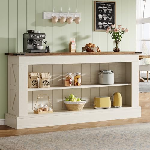 Tribesigns TV Stand, Farmhouse TV Stand for 50-70 Inches TVs, view 7