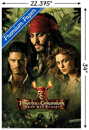 Disney Pirates of the Caribbean: Dead Man's Chest - Group Wall Poster, 22.375" x 34", Premium Unframed Version