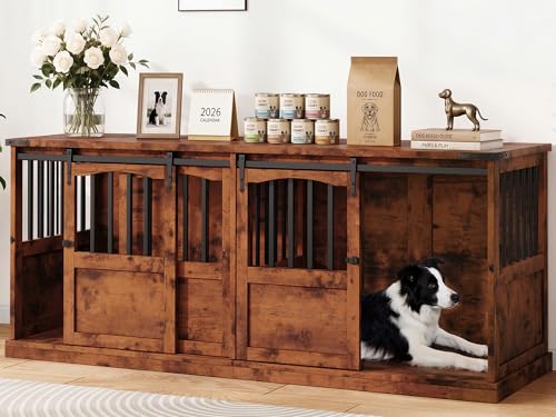 72" Double Dog Crate Furniture, view 2