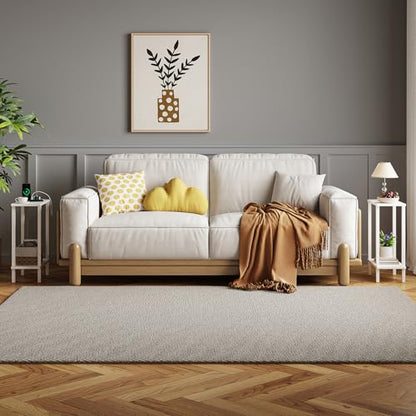 Small Side Table, Narrow End Table, Skinny Sofa Table, Slim Nightstand, Couch Table, Living Room, Bed Room, White TB01BW062