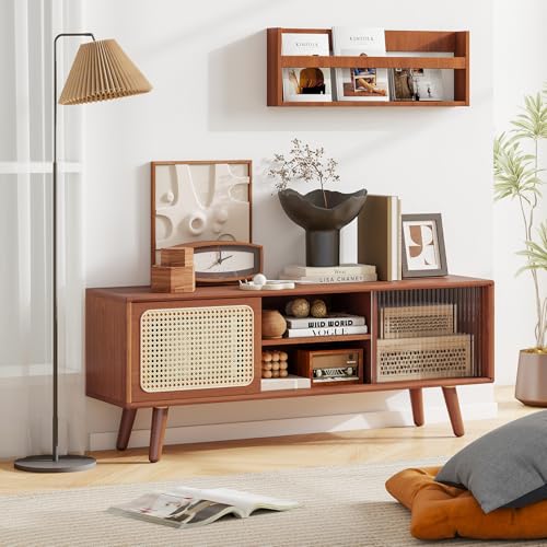 Bamboo TV Stand for TVs up to 55", view 4