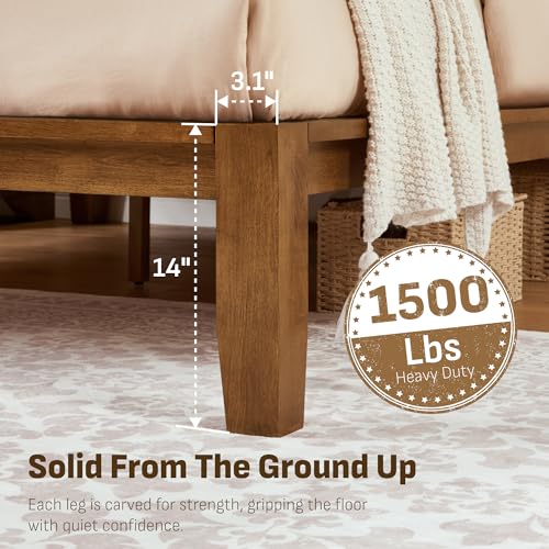 Mikor Queen Japanese Joinery Bed Frame with Headboard, view 6