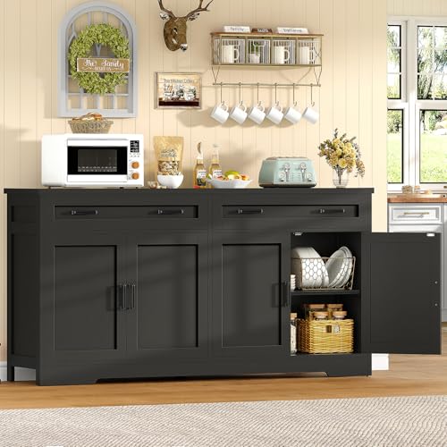 63" Buffet Cabinet with Storage, view 3