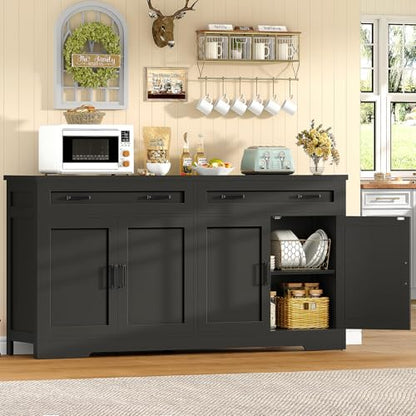 63" Buffet Cabinet with Storage, view 3