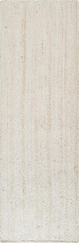 2x12 Ft Off White Modern Dining Room Carpet