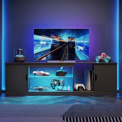 LED TV Stand with Storage for 65/70/75 Inch TV, view 2