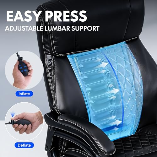 FLEXISPOT 500LBS Big and Tall Office Chair with Stable Arms Ergonomic Office, view 5