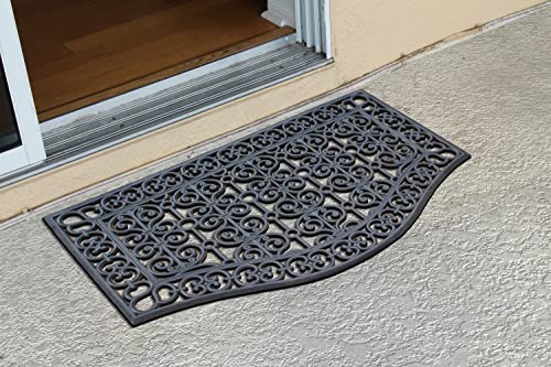 A1HC 3-Piece Rubber Grill Doormat Bundle, 30x60, 24x39, 24x36 Inches