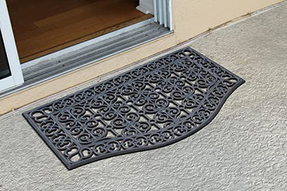 A1HC 3-Piece Rubber Grill Doormat Bundle, 30x60, 24x39, 24x36 Inches